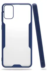 Newface Samsung Galaxy M31 Kılıf Platin Silikon - Lacivert