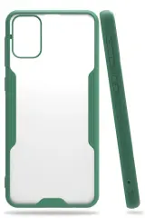 Newface Samsung Galaxy M31 Kılıf Platin Silikon - Yeşil