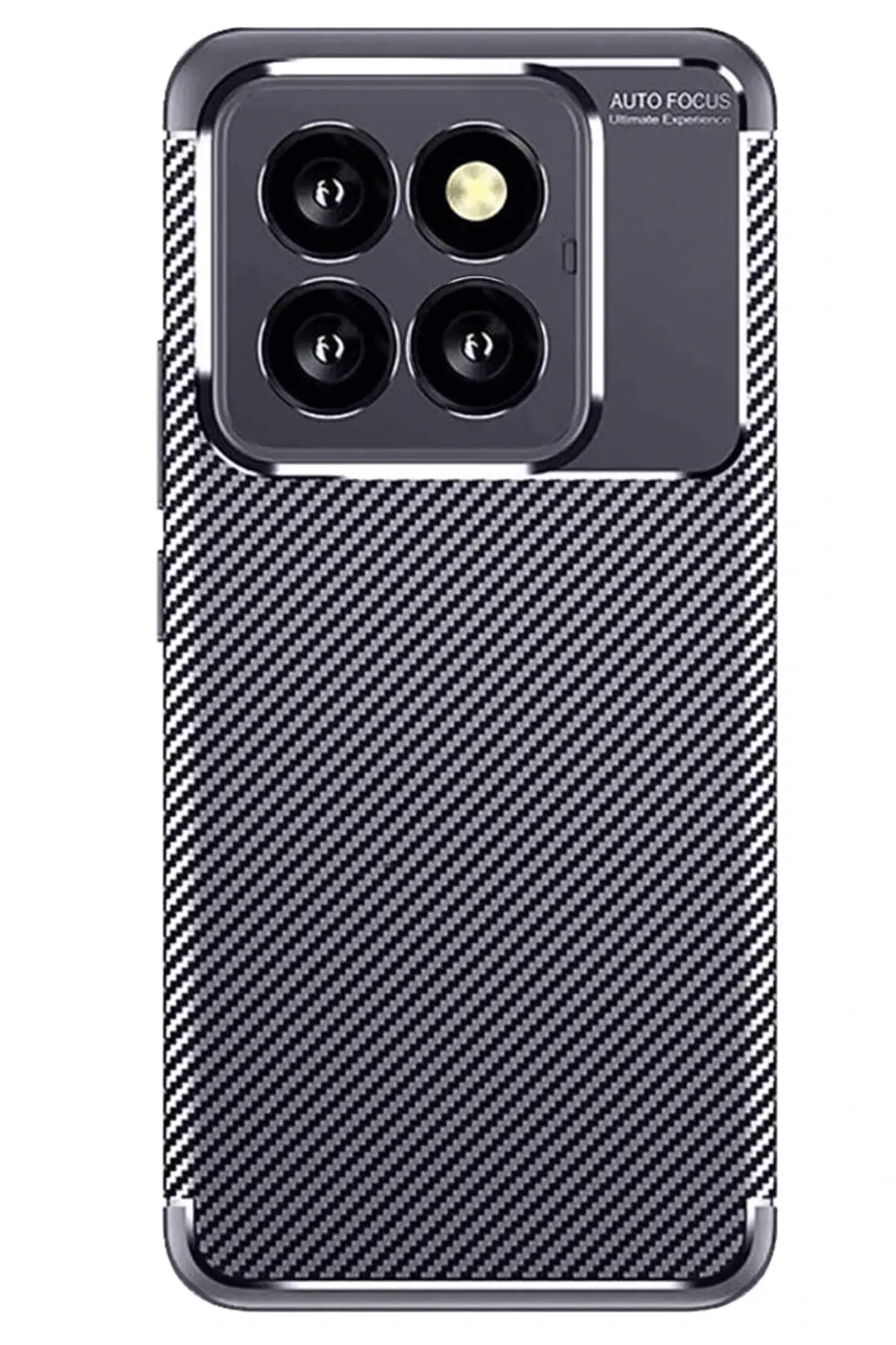 Newface Xiaomi Mi 14T Pro Kılıf Auto Focus Karbon Kapak - Lacivert