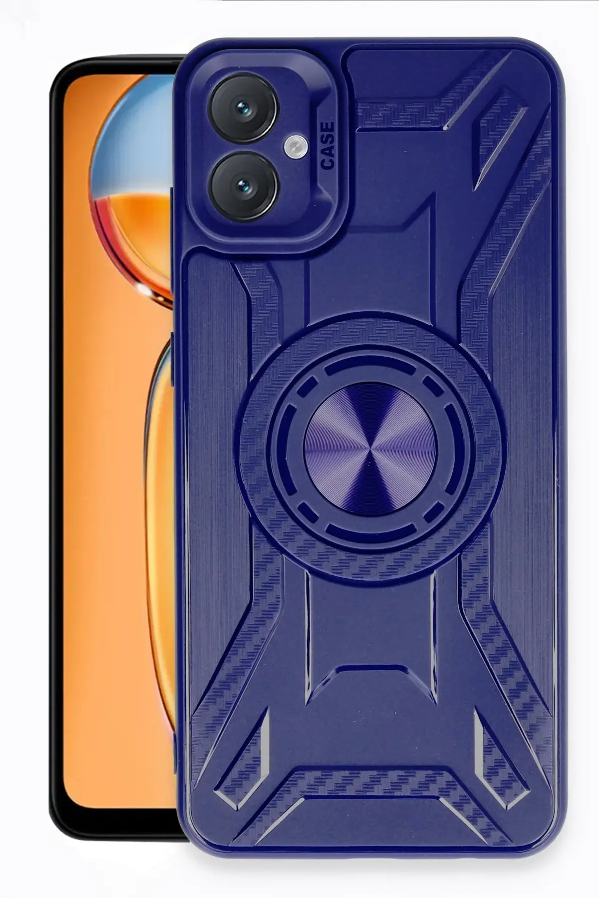 Newface Samsung Galaxy A05 Kılıf Lincoln Silikon - Lacivert