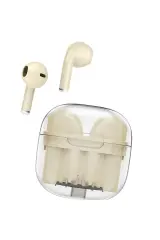 Newface LS-09 Bluetooth 5.3 TWS Kablosuz Airpods Kulaklık - Krem