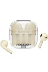 Newface LS-09 Bluetooth 5.3 TWS Kablosuz Airpods Kulaklık - Krem