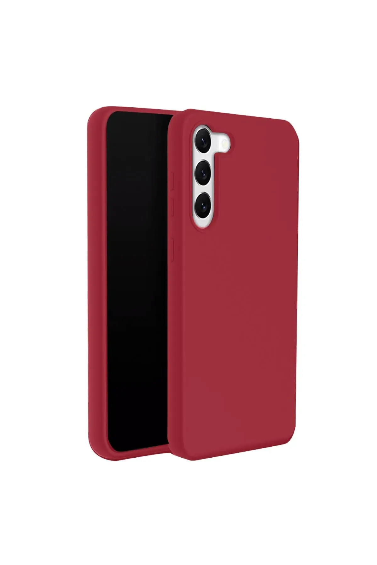 Newface Samsung Galaxy S24 Kılıf First Silikon - Kırmızı