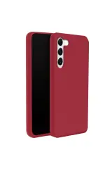 Newface Samsung Galaxy S24 Kılıf First Silikon - Kırmızı