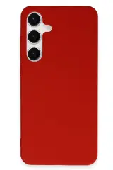 Newface Samsung Galaxy S24 Plus Kılıf First Silikon - Kırmızı
