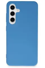 Newface Samsung Galaxy S24 Plus Kılıf First Silikon - Mavi