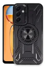 Newface Samsung Galaxy A55 5G Kılıf Lincoln Silikon - Siyah