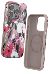 Onegif iPhone 16 Pro Flower Series Magsafe Kapak - Pembe