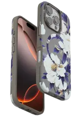 Onegif iPhone 16 Pro Flower Series Magsafe Kapak - Gri