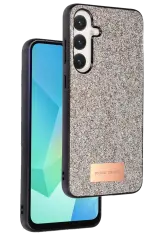 Onegif Samsung Galaxy S24 FE Bright Simli Kapak - Gold