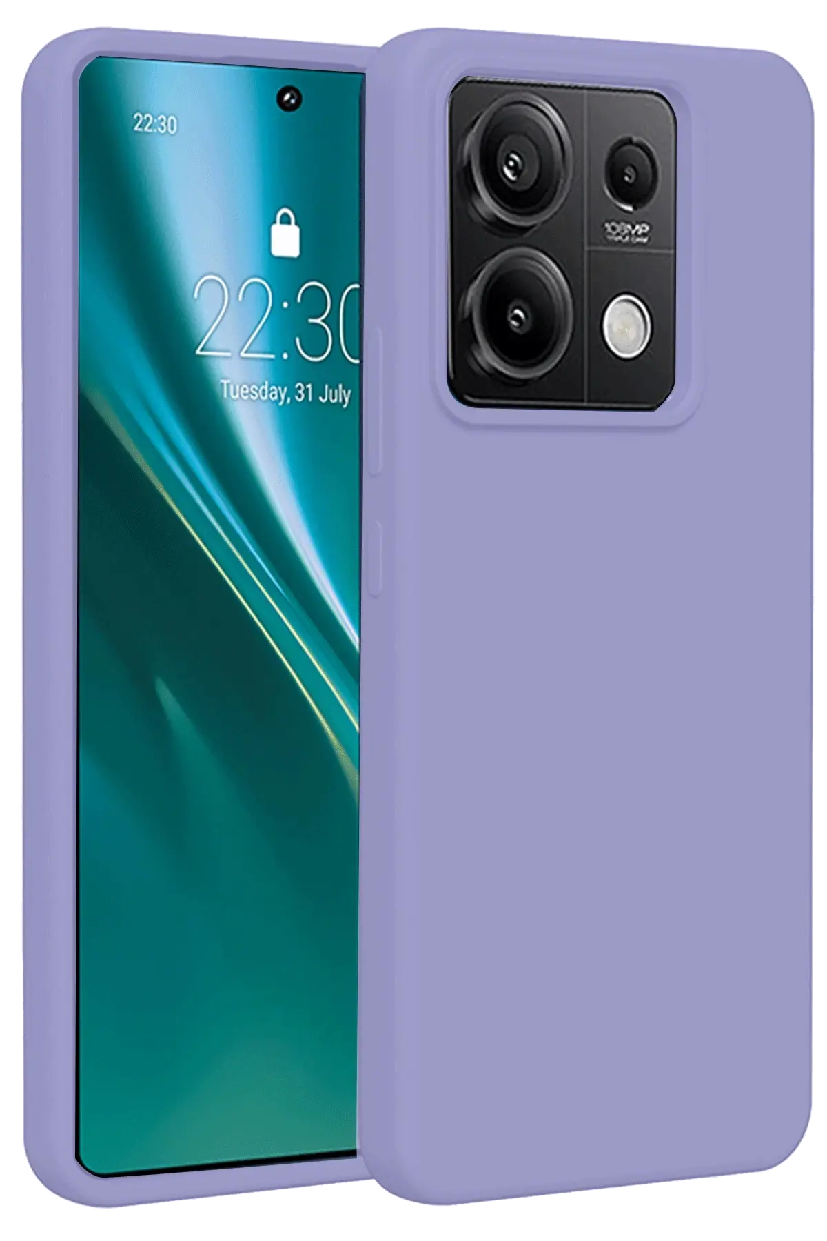 Newface Xiaomi Redmi Note 13 Pro 4G Kılıf First Silikon - Lila