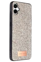 Onegif Samsung Galaxy A06 Bright Simli Kapak - Gold