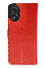 Newface Oppo A38 Kılıf Trend S Plus Kapaklı Kılıf - Kırmızı