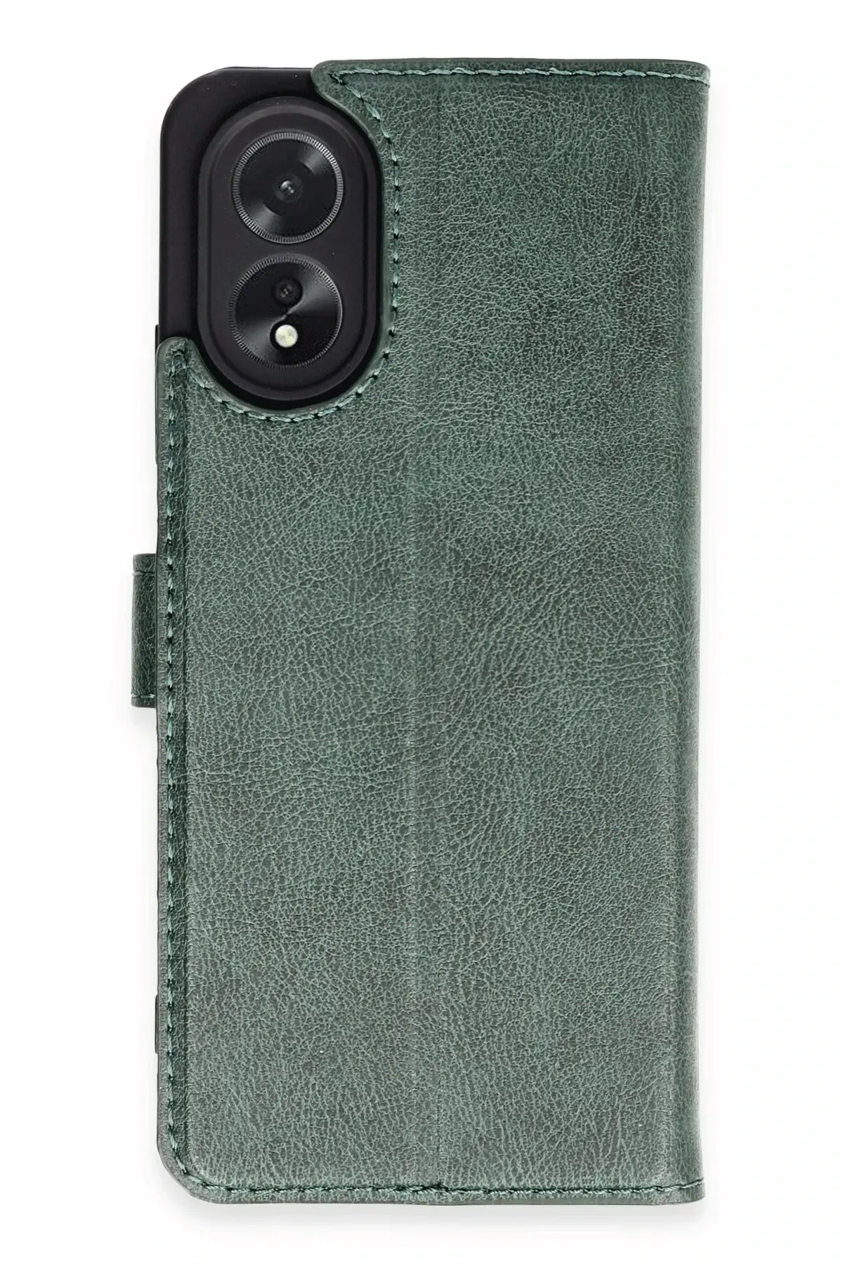 Newface Oppo A38 Kılıf Trend S Plus Kapaklı Kılıf - Yeşil