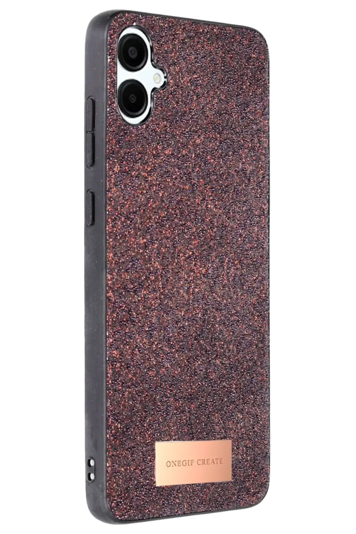 Onegif Samsung Galaxy A06 Bright Simli Kapak - Derin Mor