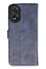 Newface Oppo A38 Kılıf Trend S Plus Kapaklı Kılıf - Lacivert