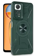 Newface Xiaomi Redmi Note 12 Pro 4G Kılıf Lincoln Silikon - Koyu Yeşil