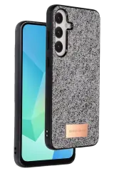 Onegif Samsung Galaxy A16 5G Bright Simli Kapak - Gümüş