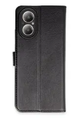 Newface Realme 12 Lite Kılıf Trend S Plus Kapaklı Kılıf - Siyah