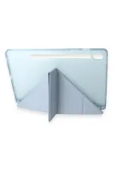 Newface Samsung Galaxy Tab A9 Kılıf Kalemlikli Mars Tablet Kılıfı - Mavi