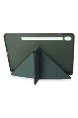 Newface Samsung Galaxy Tab A9 Kılıf Kalemlikli Mars Tablet Kılıfı - Koyu Yeşil