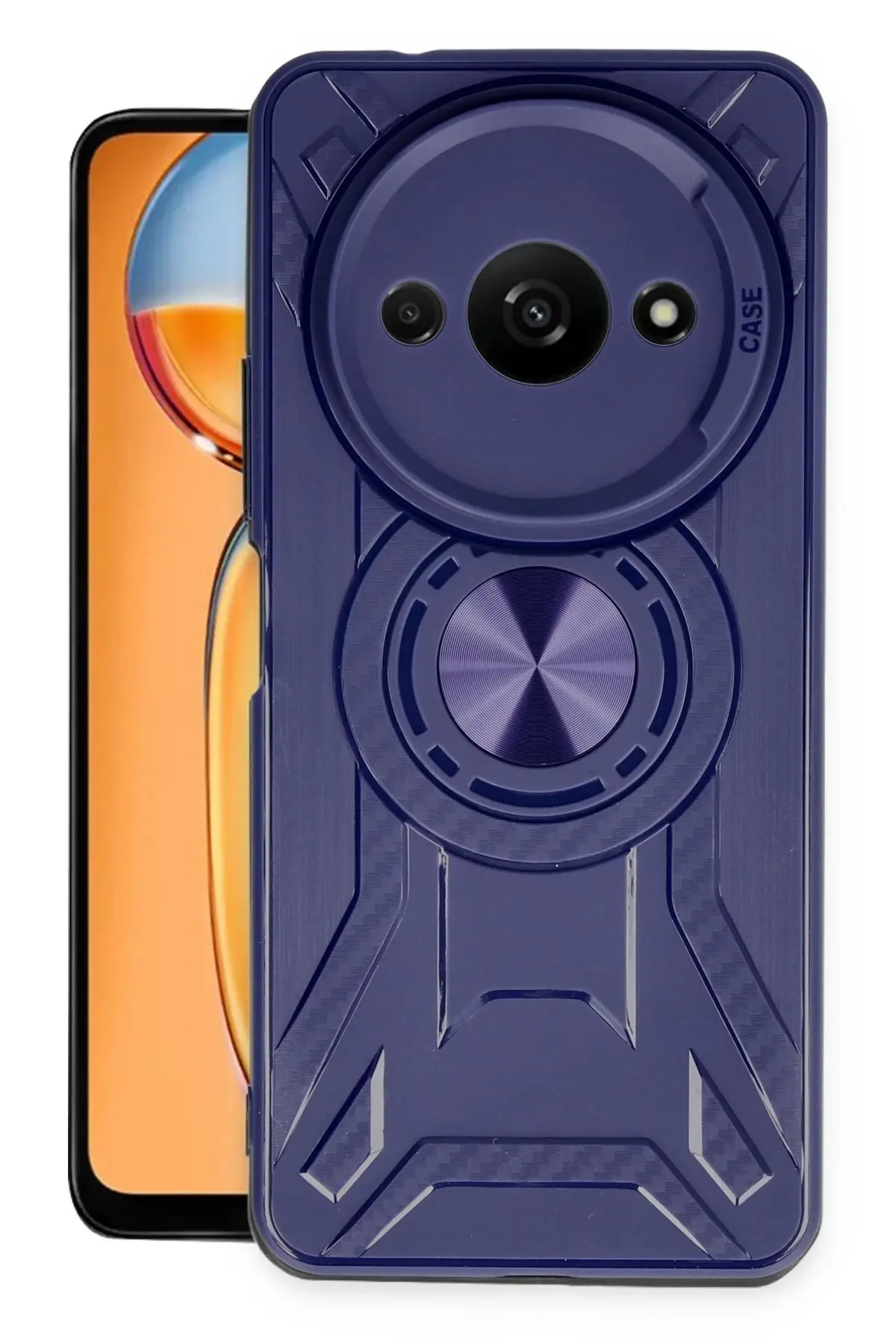 Newface Xiaomi Redmi A3 4G Kılıf Lincoln Silikon - Lacivert