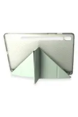 Newface Samsung Galaxy Tab A9 Kılıf Kalemlikli Mars Tablet Kılıfı - Açık Yeşil