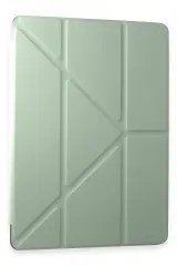 Newface Samsung Galaxy Tab A9 Kılıf Kalemlikli Mars Tablet Kılıfı - Açık Yeşil