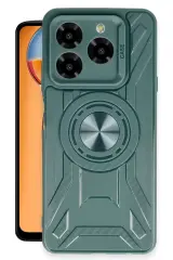 Newface General Mobile Era 30 Kılıf Lincoln Silikon - Koyu Yeşil