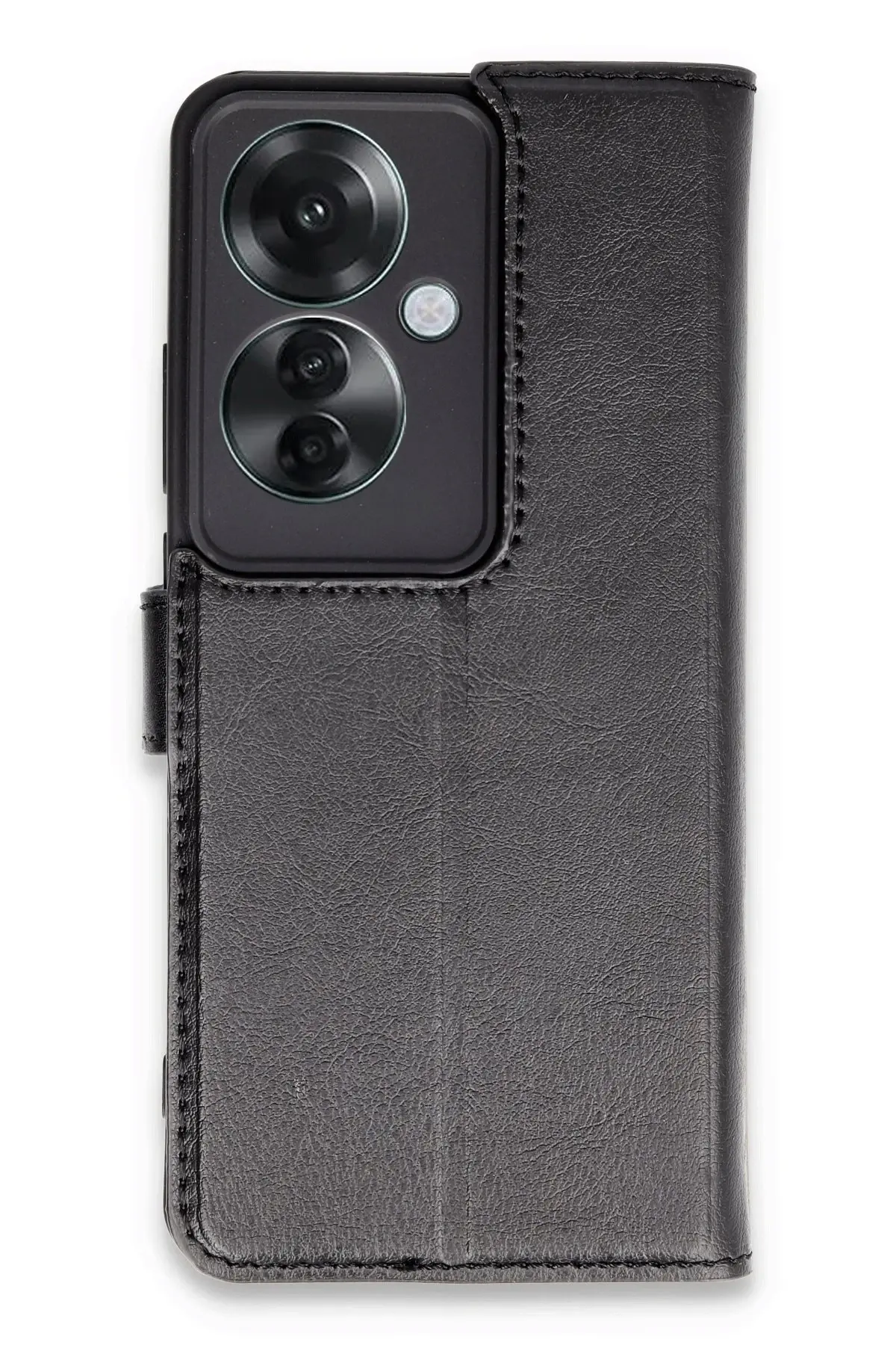 Newface Oppo Reno 11F Kılıf Trend S Plus Kapaklı Kılıf - Siyah