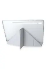 Newface Samsung Galaxy Tab A9 Kılıf Kalemlikli Mars Tablet Kılıfı - Gri