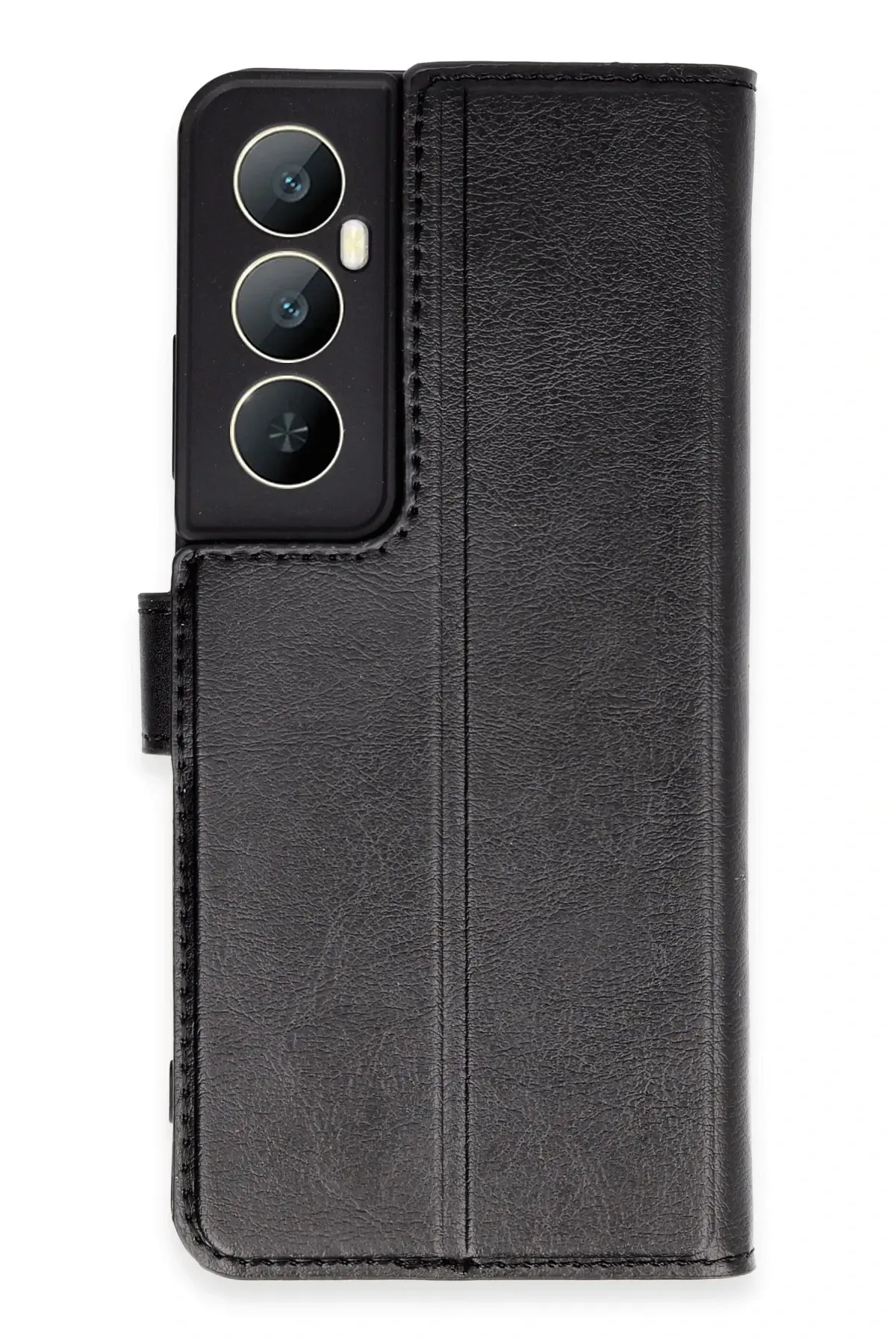 Newface Realme C65 Kılıf Trend S Plus Kapaklı Kılıf - Siyah