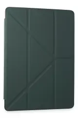 Newface Samsung Galaxy Tab A9 Plus Kılıf Kalemlikli Mars Tablet Kılıfı - Koyu Yeşil