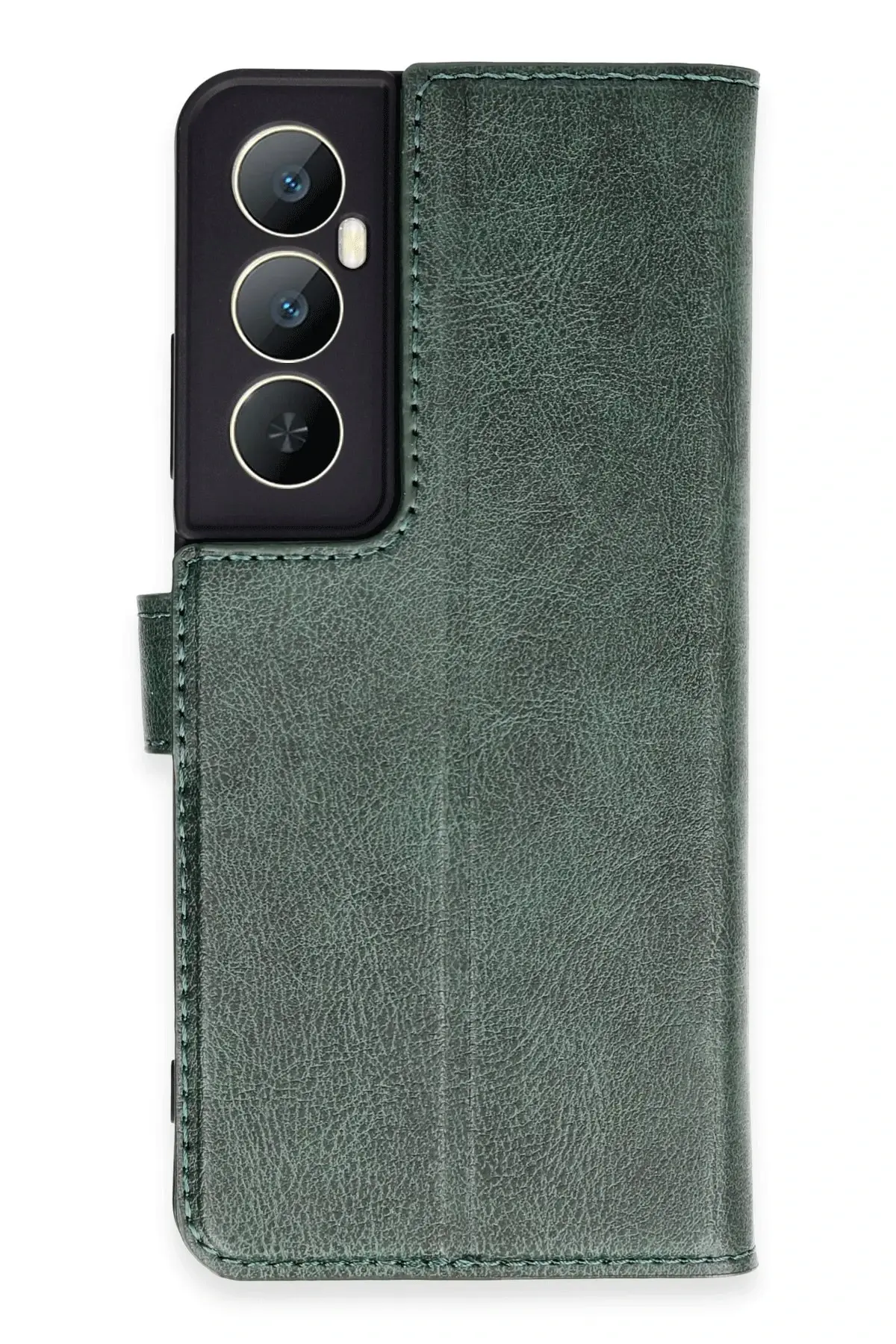 Newface Realme C65 Kılıf Trend S Plus Kapaklı Kılıf - Yeşil