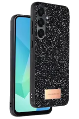 Onegif Samsung Galaxy A26 Bright Simli Kapak - Siyah
