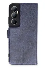 Newface Realme C65 Kılıf Trend S Plus Kapaklı Kılıf - Lacivert