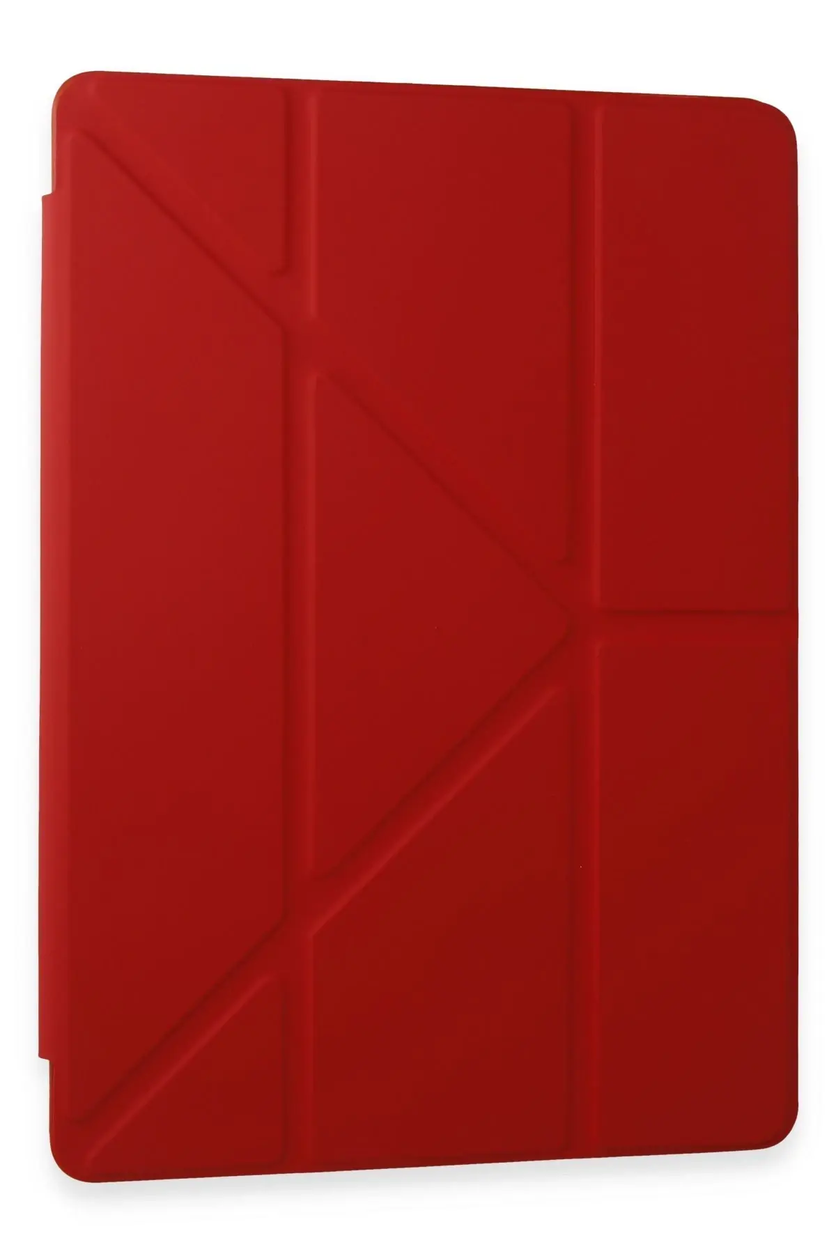 Newface Samsung Galaxy Tab A9 Plus Kılıf Kalemlikli Mars Tablet Kılıfı - Kırmızı