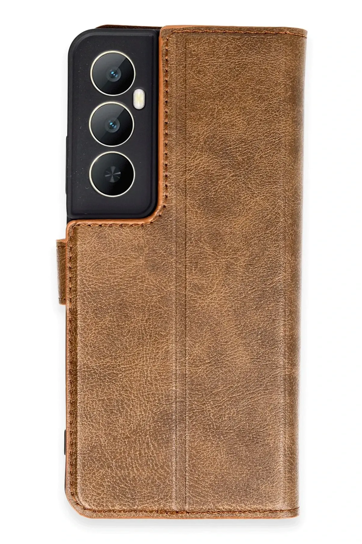 Newface Realme C65 Kılıf Trend S Plus Kapaklı Kılıf - Taba