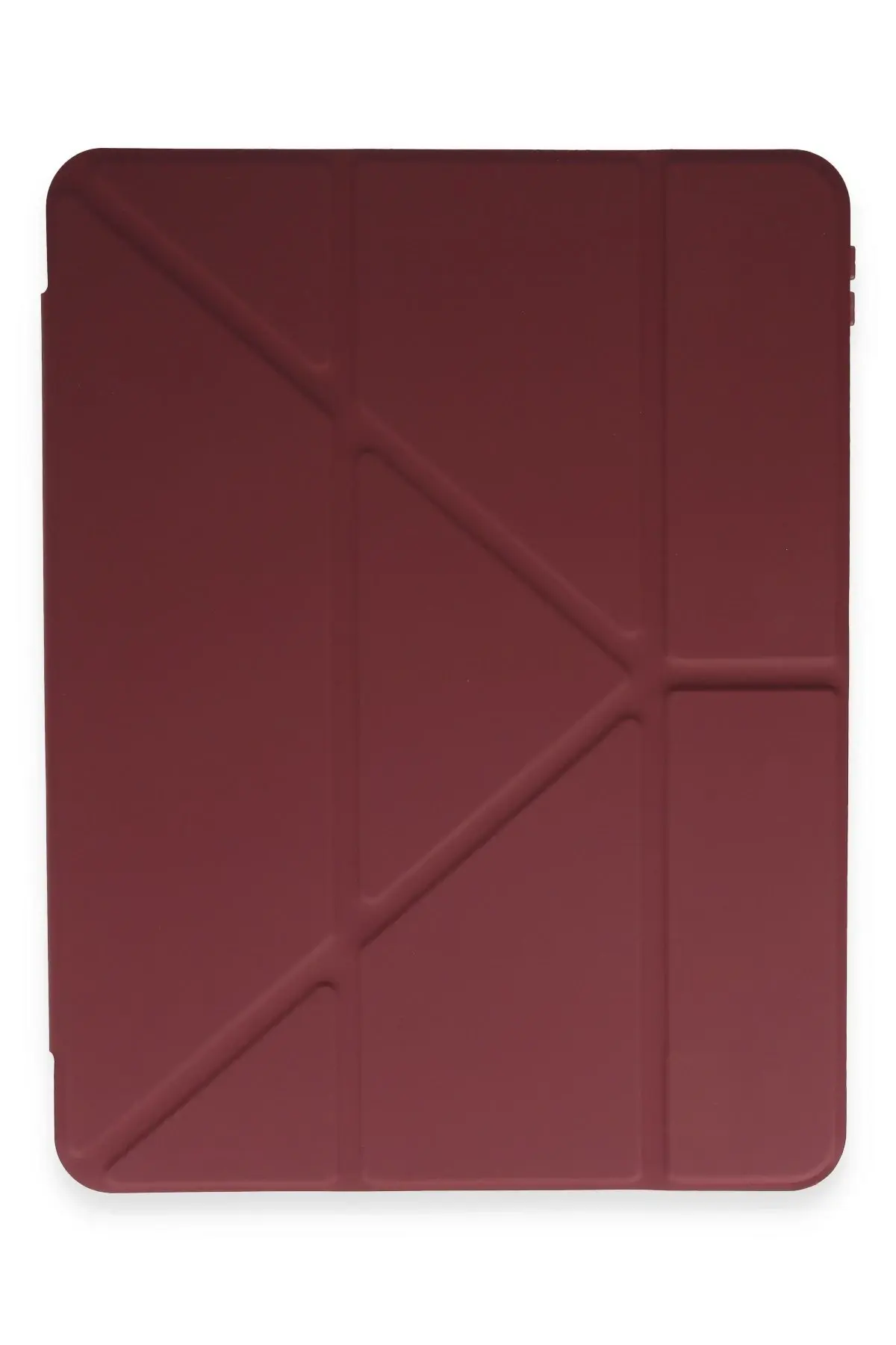 Newface Samsung Galaxy Tab A9 Plus Kılıf Kalemlikli Mars Tablet Kılıfı - Mürdüm