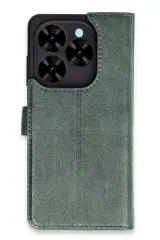 Newface Tecno Spark Go 2024 Kılıf Trend S Plus Kapaklı Kılıf - Yeşil