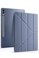 Newface Samsung Galaxy X610 Tab S9 FE Plus 12.4 Kılıf Kalemlikli Mars Tablet Kılıfı - Lavender