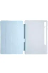 Newface Samsung Galaxy X610 Tab S9 FE Plus 12.4 Kılıf Kalemlikli Mars Tablet Kılıfı - Mavi