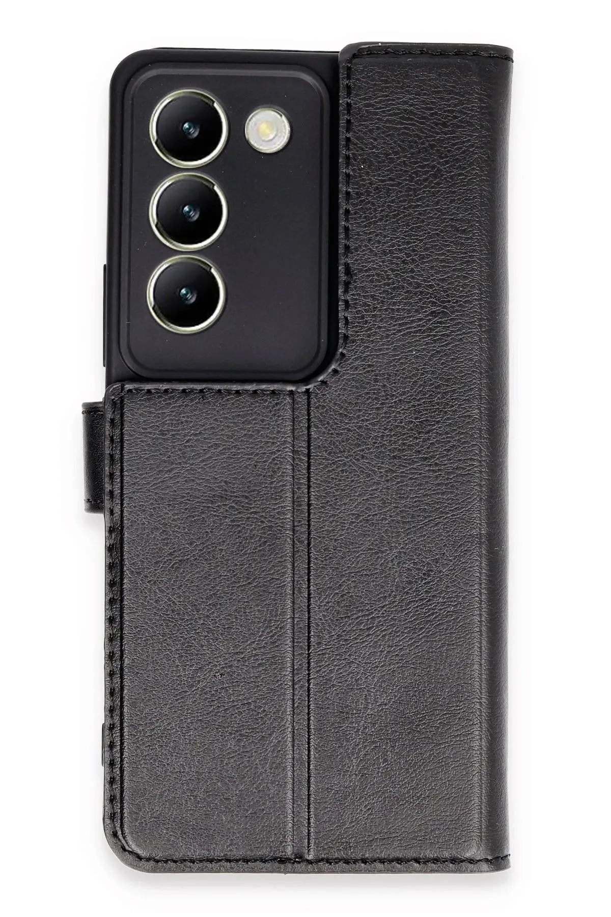 Newface Vivo V30 Lite 4G Kılıf Trend S Plus Kapaklı Kılıf - Siyah