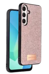 Onegif Samsung Galaxy A36 Bright Simli Kapak - Pembe