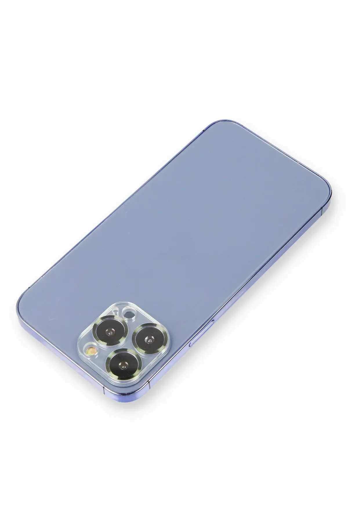 Newface iPhone 13 Pro Max Metal Kamera Lens Koruma Cam - Koyu Yeşil