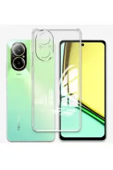 Newface Realme 12 Lite Kılıf Lüx Şeffaf Silikon