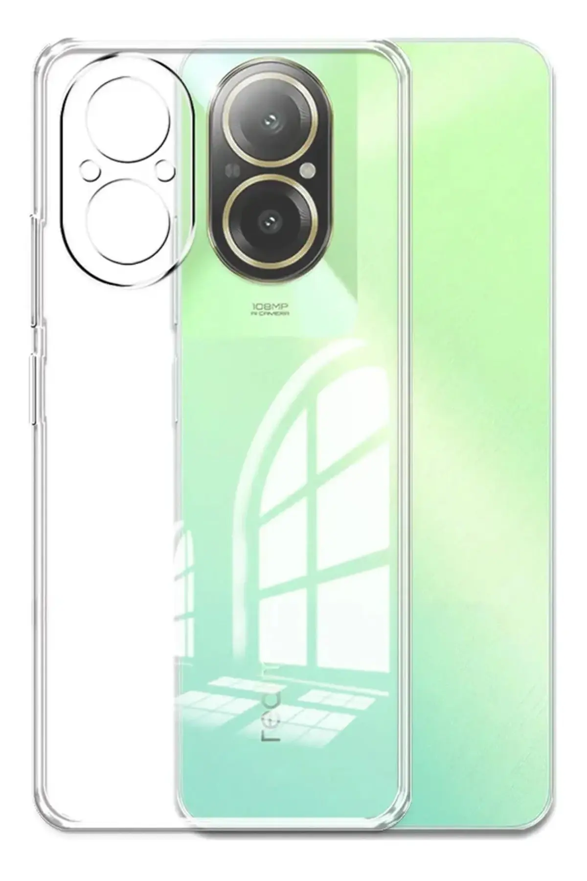 Newface Realme 12 Lite Kılıf Lüx Şeffaf Silikon