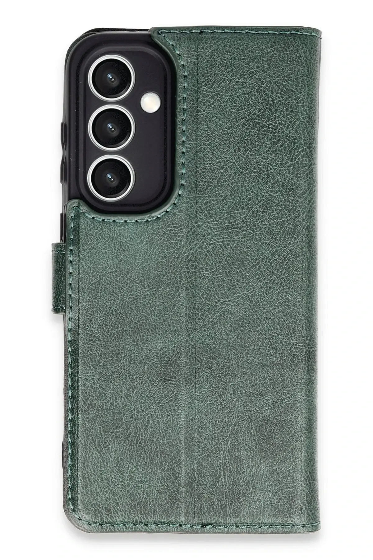 Newface Samsung Galaxy S23 FE Kılıf Trend S Plus Kapaklı Kılıf - Yeşil