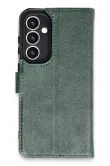 Newface Samsung Galaxy S23 FE Kılıf Trend S Plus Kapaklı Kılıf - Yeşil