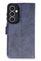 Newface Samsung Galaxy S23 FE Kılıf Trend S Plus Kapaklı Kılıf - Lacivert